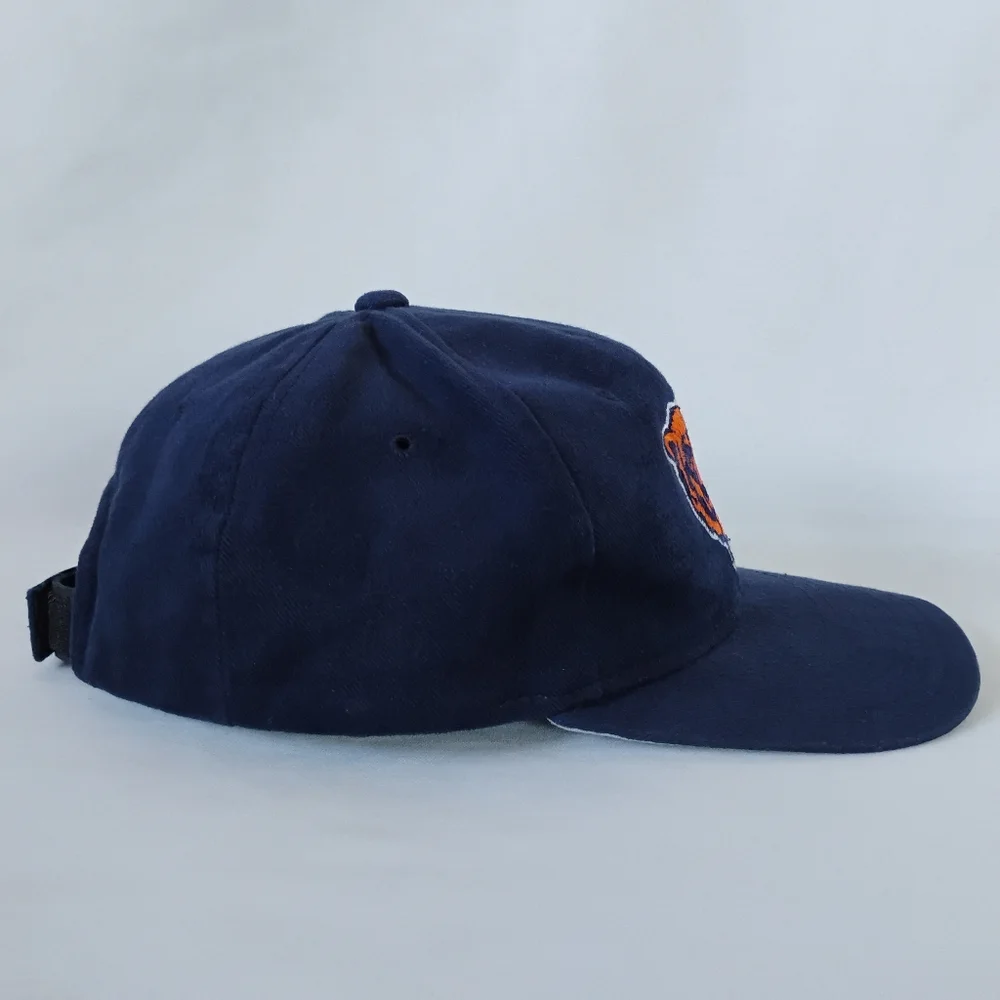 Vintage Chicago Bears NFL Football Sports Team Cap Embroidered Hook & Loop Hat